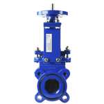 Knife gate valve Elephant GGG40-SS304-NBR-2W-ISO, body material - cast iron GGG40, knife material - stainless steel AISI 304, seal - NBR, stem only