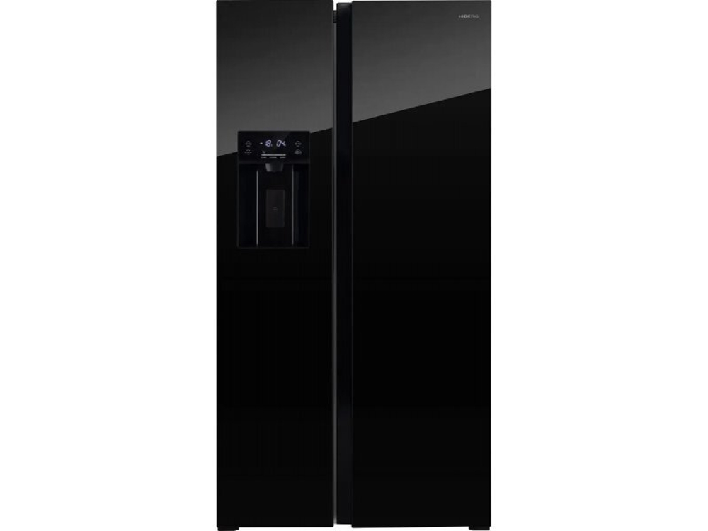 Холодильник Hiberg RFS-650DX NFGB черный