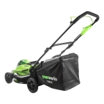 Аккумуляторная газонокосилка Greenworks GD40LM45K4 40В (1 x 4 Ач, ЗУ) нож 45 см, 2500407UB