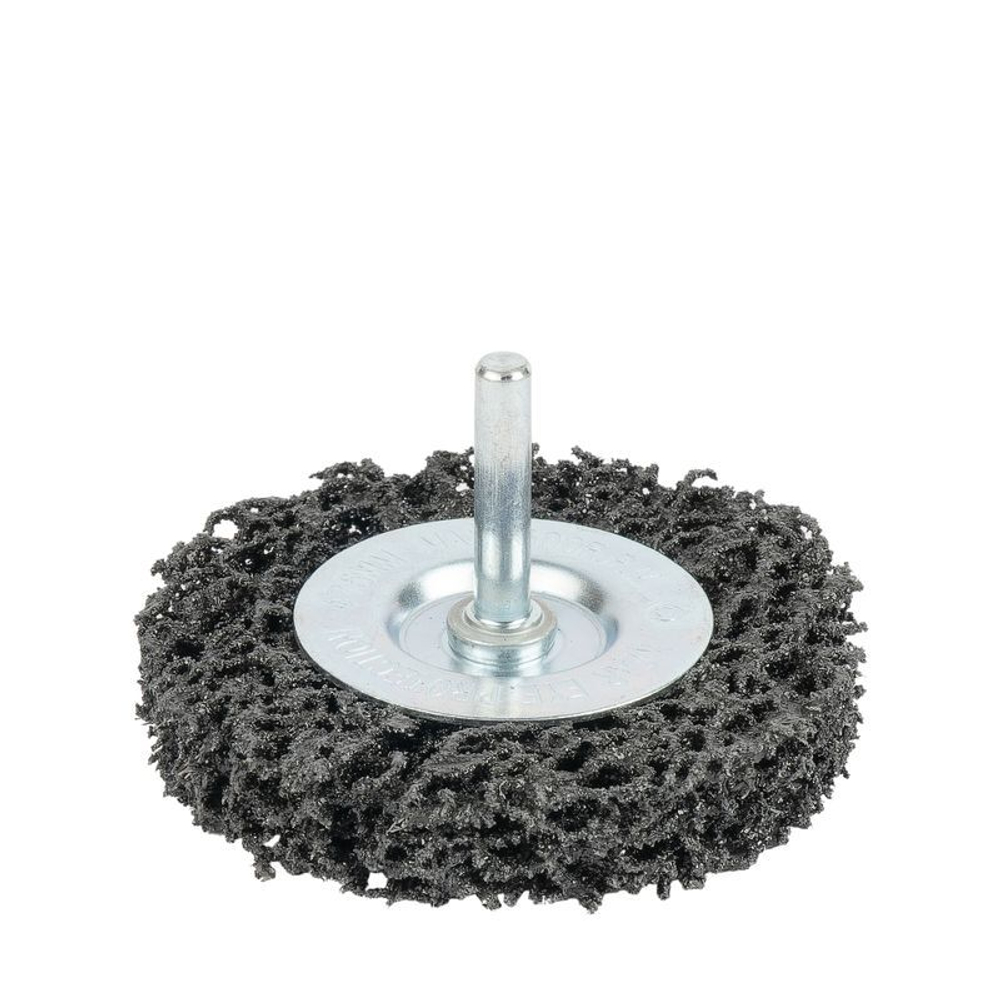 Щетка дисковая 75 мм для дрели, проволока пористый полимер-абразив Yoko