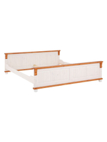 Кровать 180х200 Адель, белый/черри