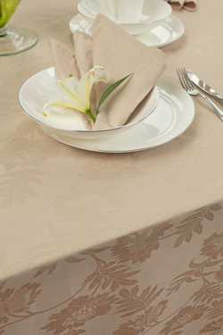 Скатерть 160x320 и 12 салфеток Vallesusa Arles Beige