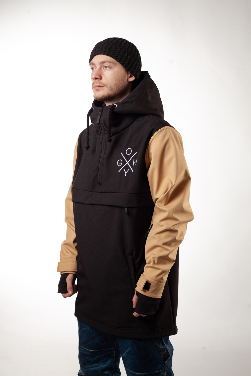 Анорак Goodhoody Windsander (черный,песочный)