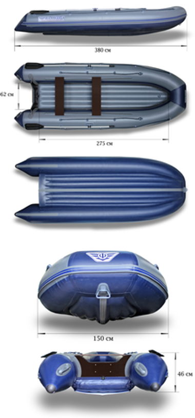 Лодка ПВХ ФЛАГМАН 380 IGLA