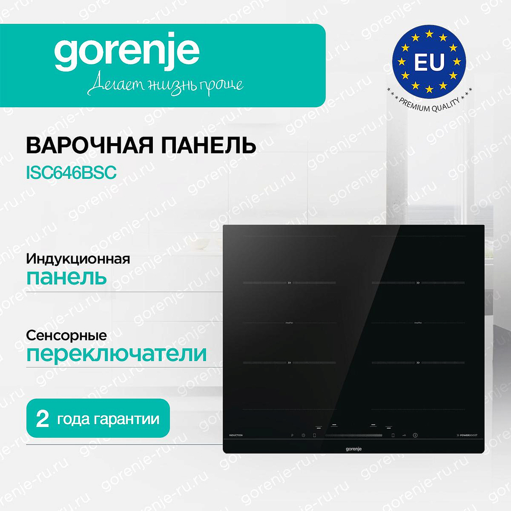 Независимая индукционная варочная панель Gorenje ISC646BSC