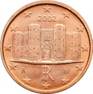 1 евроцент 2002 Италия (1 euro cent)