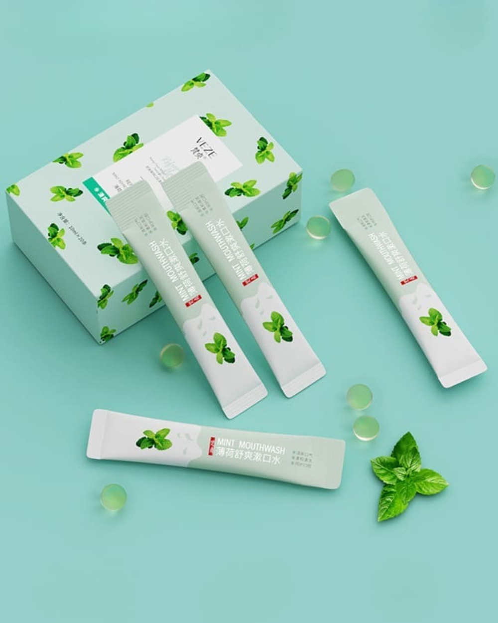 Ополаскиватель для полости рта с мятой, 10мл