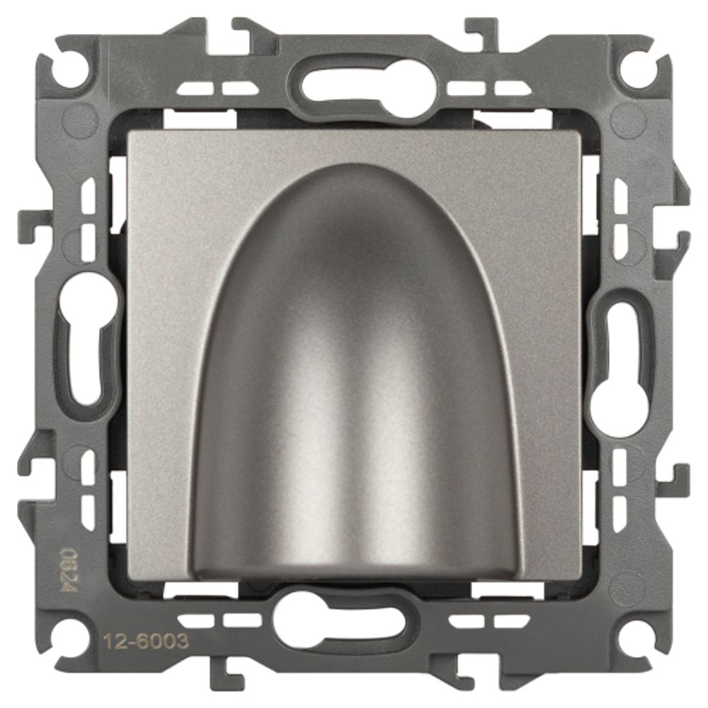 Вывод кабеля ЭРА Серия 12 12-6003-16 , титан | ЭРА 12 Титан