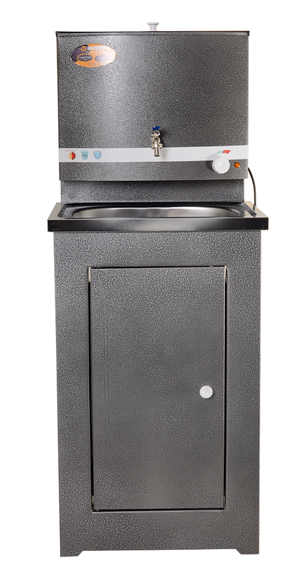 Умывальник дачный с подогревом "Люкс" ВИХРЬ, нержавейка, серебристый