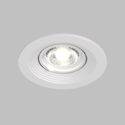 DK3029-WH Встраиваемый светильник, IP 20, 10 Вт, GU5.3, LED, белый, пластик