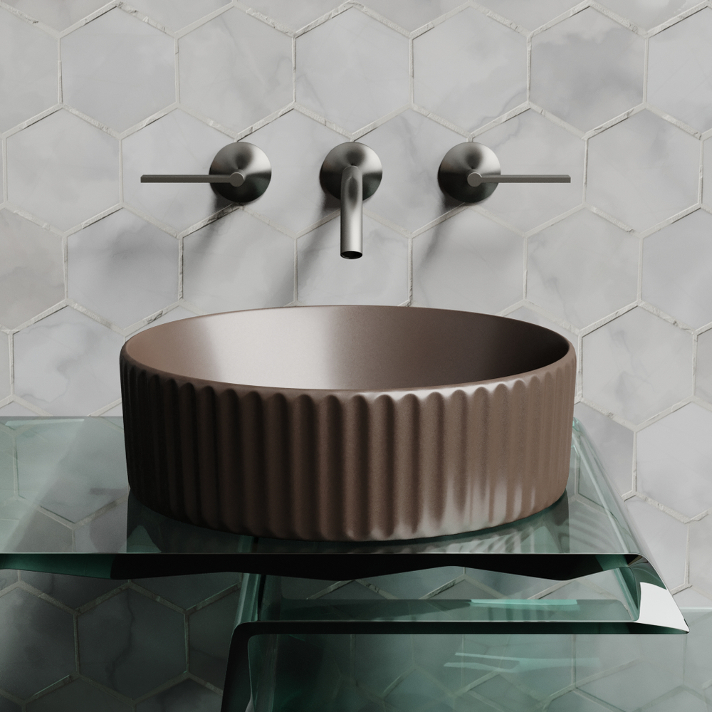 Рукомойник Ceramica Nova Element 36, см CN6057MDB темно-коричневый матовый