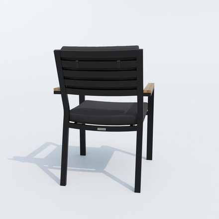 Стул Ideal Patio БОНТА антрацит - каркас карбон