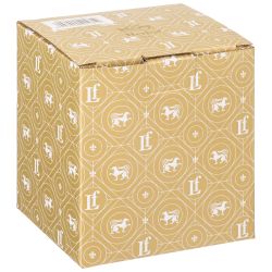 КРУЖКА LEFARD "HERBAL" С КРЫШКОЙ И МЕТАЛЛ. ЛОЖКОЙ 350 МЛ (КОР=48ШТ.)