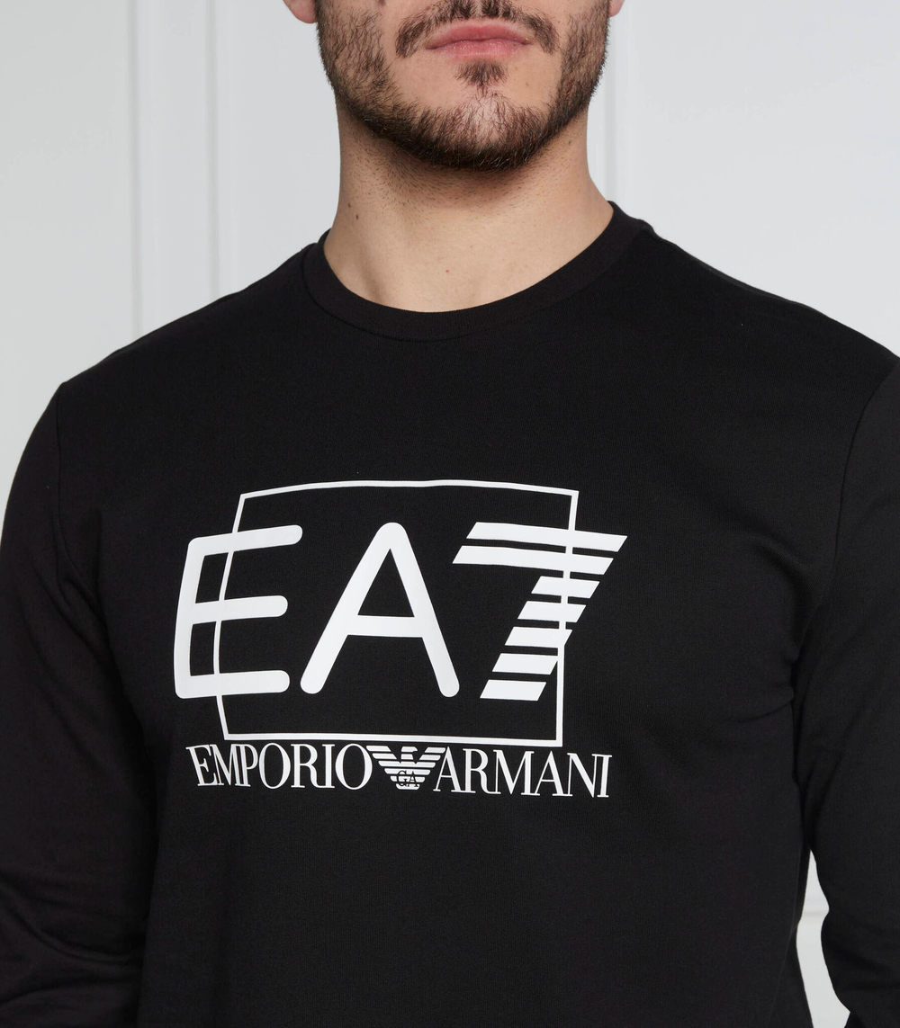 Худи EA7 - черный(3RPM60 PJ05Z)
