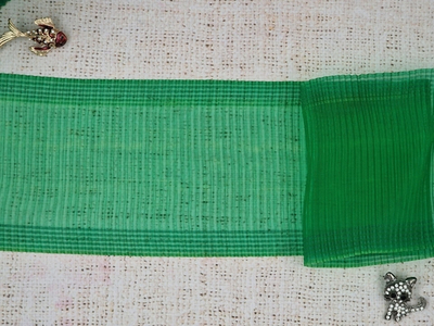 Лента гофре, ш. 10-10,5 см, зелёный