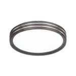 7604/DL PALE SN 176 Светильник пластик/белый/венге/хром LED 48Вт 4000К D390 IP43 TROSTO