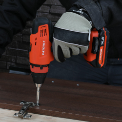 Дрель-шуруповерт аккумуляторная PATRIOT BR140Li, две АКБ Li-Ion 14.4В, 1,5 Ач, 47Нм (180301520)