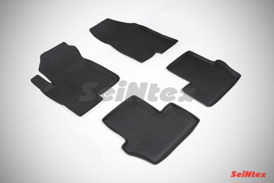 Резиновые коврики в салон Jeep Liberty (2006-2016) "Высокий борт"