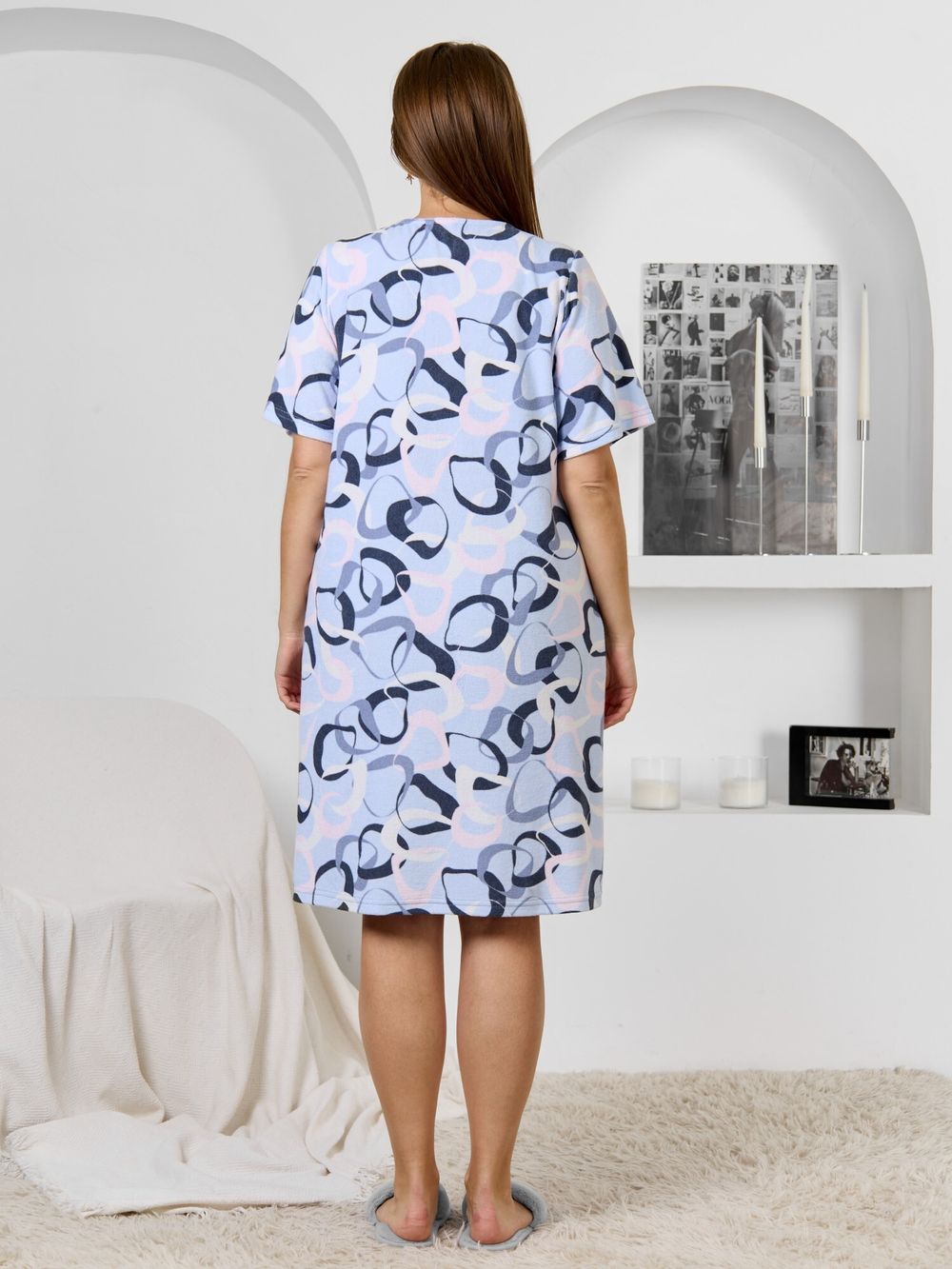 Халат Мира Виотекс ГОЛУБОЙ