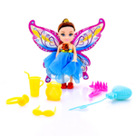 Кукла тип Модница-мини с крыльями с аксесс., пакет RZ333-109A