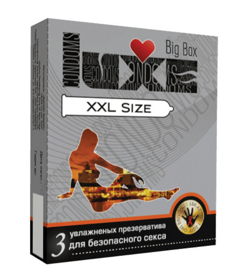 Презервативы Luxe Big Box XXL SIZE №3