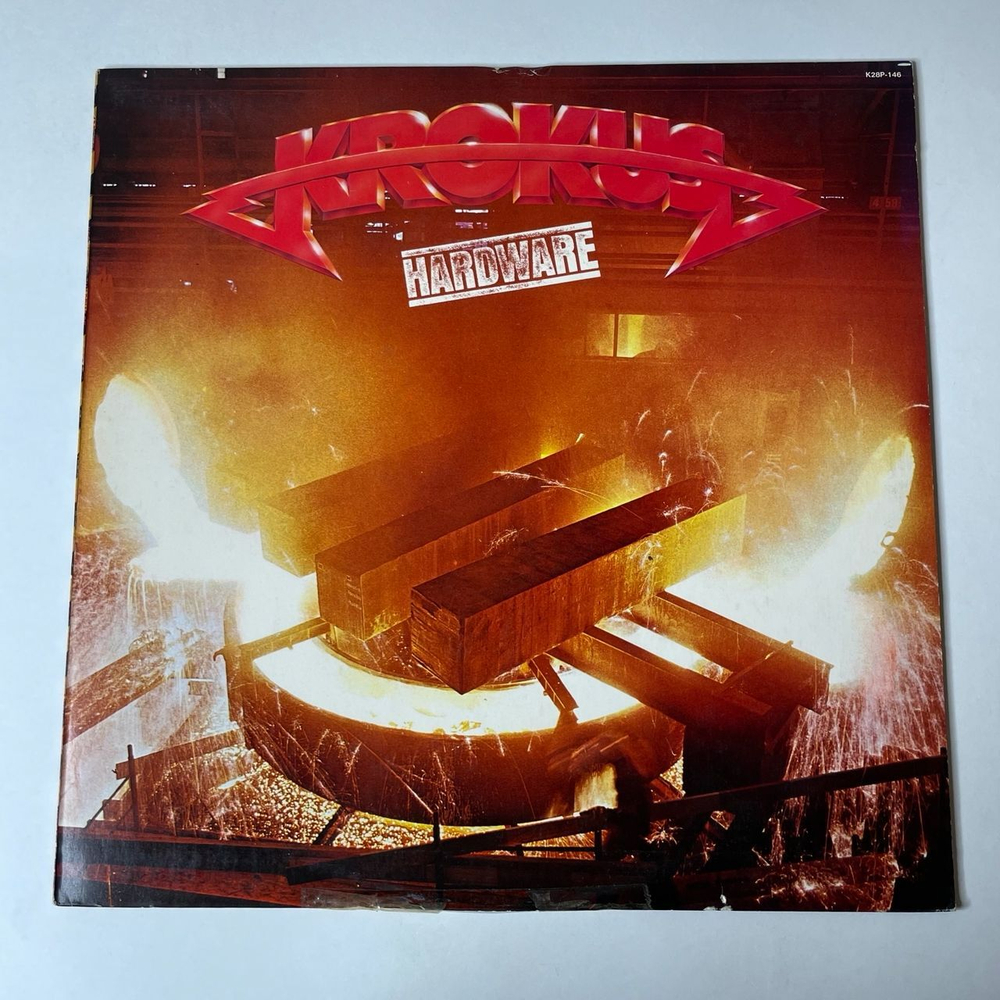 Винтажная виниловая пластинка LP Krokus Hardware (Japan 1981) (No Obi)