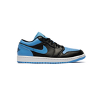 Кроссовки Jordan 1 Low "Black University Blue"