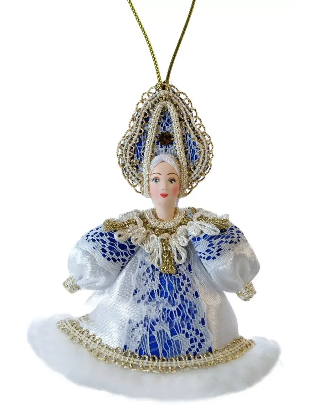 Кукла елочная игрушка Снегурочка