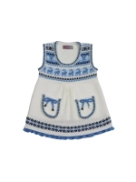 Сарафан вязаный для девочки