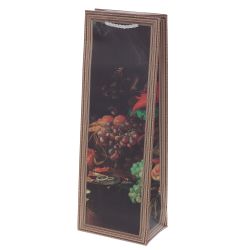 GAEM Пакет подарочный для бутылок (бумага 210г/м2, блок 12шт), L12,5 W8 H36 см, 4в.