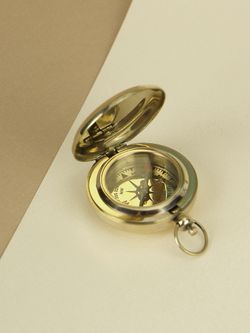 Nautical Карманный компас в деревянном футляре