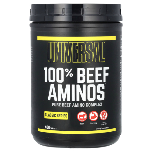 Universal U, Classic Series, 100% аминокислоты из говядины, 400 таблеток