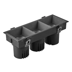 Светильник MS-FLOW-BUILT-S230x85-3x12W Day4000 (BK, 38 deg, 230V) (Arlight, IP20 Металл, 5 лет) 055941