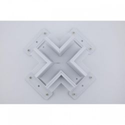 Соединитель X-образный для треков Aployt Magnetic track 220 APL.0285.10.04