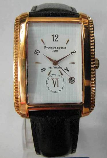 Наручные часы Полет "Русское время" 3879391 черный ремень