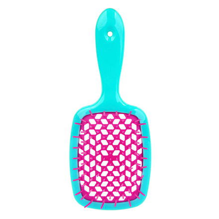 Расческа массажная тм ЮНИLOOK, 20,5см, ТПЭ, AБС пластик, 6 цветов