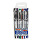 Ручка шариковая, масляная, Piano, 5 цветов чернил, серия "Manner", 6 шт