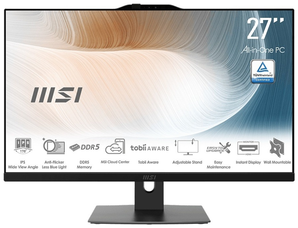 Моноблок MSI Modern AM272P 1M-681XRU черный
