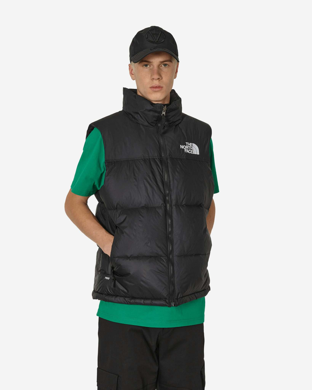 The North Face Жилет Nuptse 1996 Года В Стиле Ретро, ​​Черный