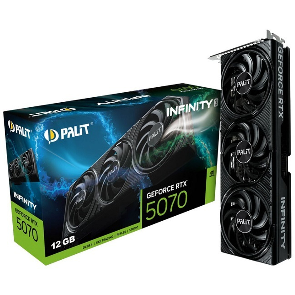 Видеокарта Palit GeForce RTX 5070 INFINITY 3 12GB (NE75070019K9-GB2050S)