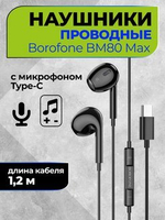 Наушники с микрофоном BOROFONE BM80 Max Type-C (черный)