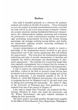 Acoustic measurements | Leo Leroy Beranek