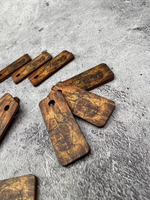 Номерки для ключей 2х5см пустышка