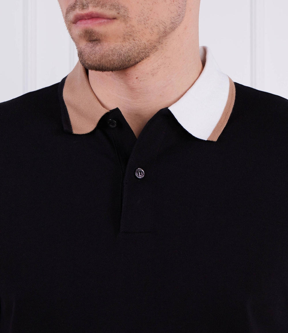 Поло Parlay 177 BOSS BLACK - черный(50488275)