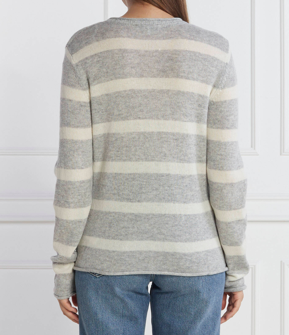 Хлопковый свитер soft c-nk Tommy Hilfiger - серый(WW0WW40264)