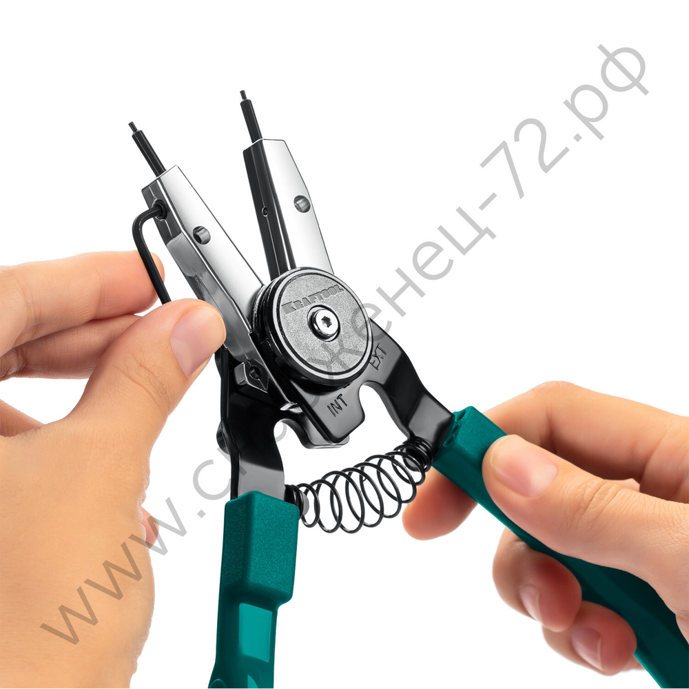KRAFTOOL Universal 8-in-1 внешний/внутренний, Съемник стопорных колец (22813)