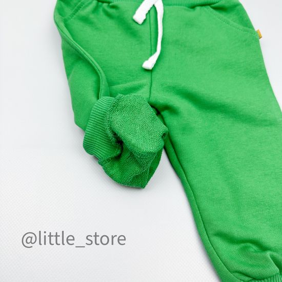 Брюки из футера, Зеленые