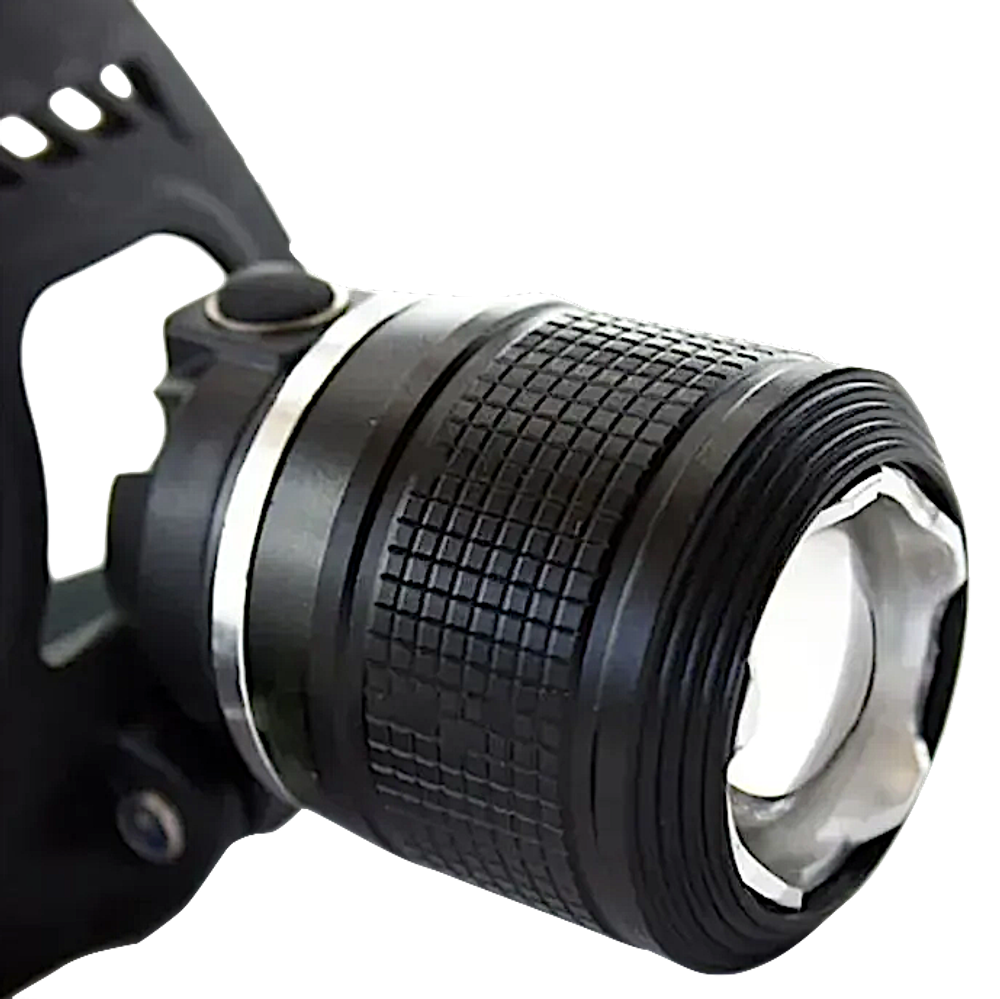 Фонарь Налобный YM-BL2199RW / HT-193-3 Линза большая + красн.свет 4 режим. 2х18650 USB-C