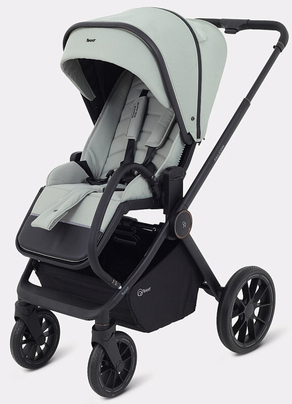 Детская коляска Rant Falcon Neo 3 в 1 с автокреслом Evomax Grey Sage