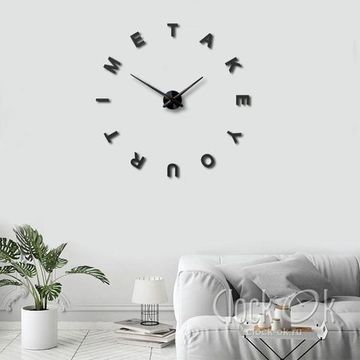 Настенные 3D часы Take your time